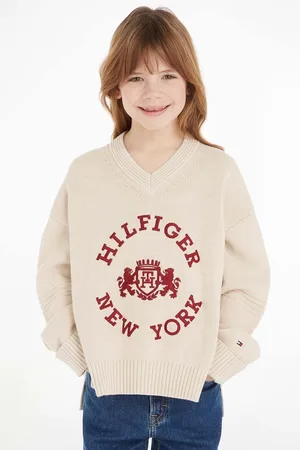 Tommy Hilfiger Dětský bavlněný svetr barva