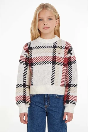 Tommy Hilfiger Dětský svetr s příměsí vlny barva, hřejivý