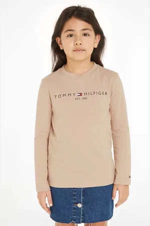 Tommy Hilfiger Dětské bavlněné tričko s dlouhým rukávem barva