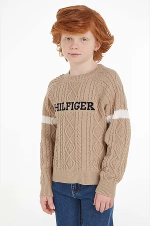 Tommy Hilfiger Dětský svetr barva, lehký