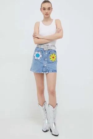 Moschino Džínová sukně mini, áčková