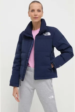 The North Face Péřová bunda 92 RIPSTOP NUPTSE dámská, tmavomodrá barva, zimní, NF0A870R8K21