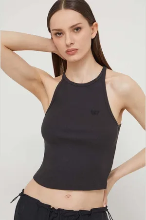Superdry Bavlněný top barva