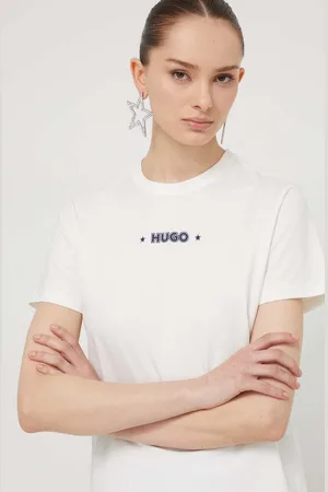 HUGO BOSS Bavlněné tričko barva, 50518339