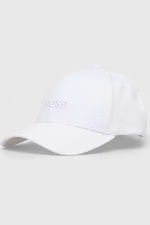 HUGO BOSS Bavlněná baseballová čepice černá barva, s aplikací, 50495121