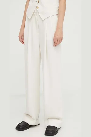 DAY Birger et Mikkelsen Kalhoty dámské, barva, široké, high waist