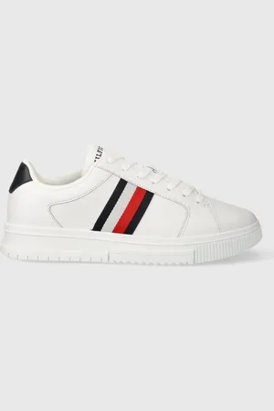Tommy Hilfiger Kožené tenisky SUPERCUP LTH STRIPES ESS barva, FM0FM04895