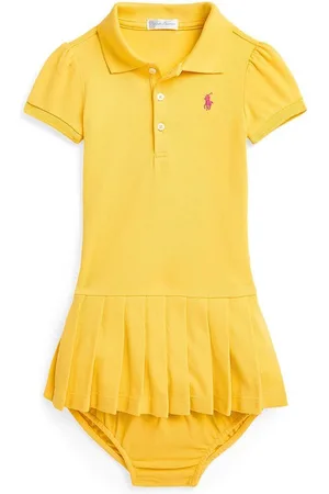 Ralph Lauren Dětské bavlněné šaty barva, mini