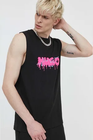 HUGO BOSS Bavlněné tričko barva, 50509968