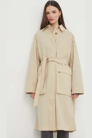 Pepe Jeans Kabát TAI dámský, barva, přechodný, oversize, PL402371