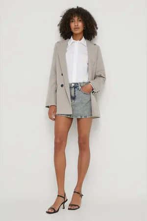 Calvin Klein Džínová sukně mini, J20J222502