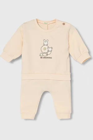 Benetton Kojenecká tepláková souprava barva