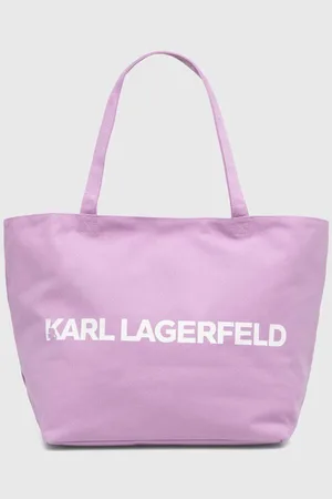 Karl Lagerfeld Bavlněná kabelka barva