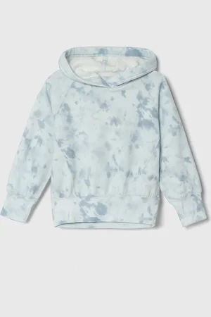 Abercrombie & Fitch Dětská mikina barva, s kapucí, vzorovaná