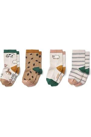 Liewood Dětské ponožky 4-pack barva