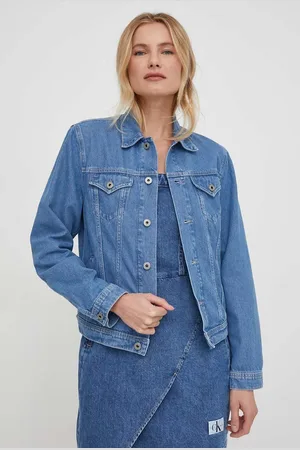 Pepe Jeans Džínová bunda ROSE JACKET RCLM dámská, přechodná, PL402387