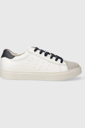 Geox Dětské kožené sneakers boty NASHIK barva