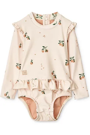 Liewood Jednodílné plavky pro miminko Sille Baby Printed Swimsuit barva