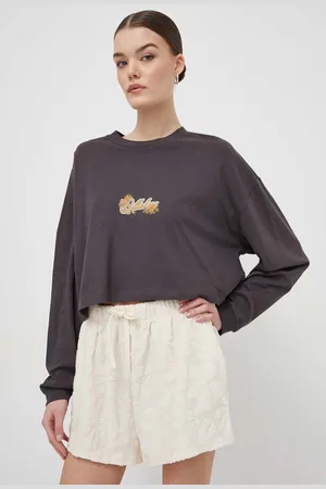 Billabong Bavlněné tričko s dlouhým rukávem barva, EBJZT00242