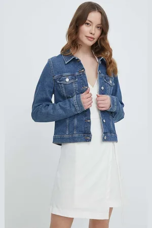 Tommy Hilfiger Džínová bunda dámská, přechodná, WW0WW41335