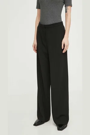 Samsøe Samsøe Kalhoty Collot dámské, barva, široké, high waist, F00004121