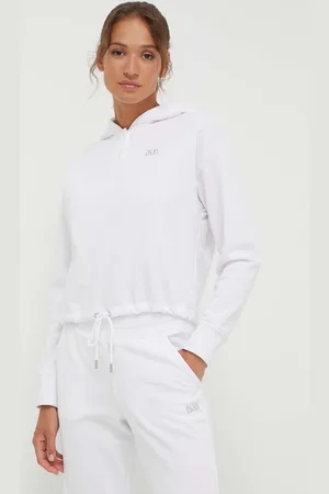 DKNY Mikina dámská, barva, s kapucí, aplikací, DP3T9723