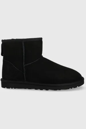 UGG Semišové sněhule Classic Mini pánské, barva, 1002072-BLK