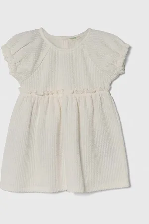 Benetton Kojenecké šaty barva, mini, áčková