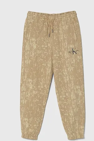 Calvin Klein Dětské bavlněné tepláky barva
