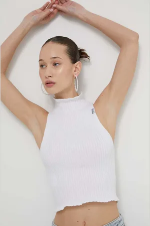 Moschino Bavlněný svetr barva, lehký, s pologolfem
