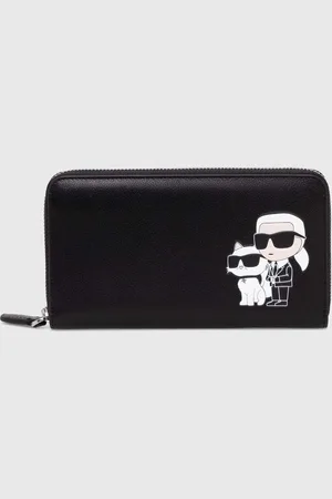 Karl Lagerfeld Kožená peněženka barva