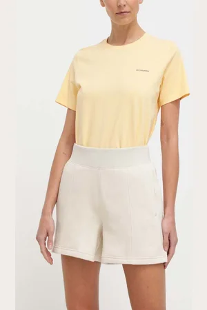 Columbia Kraťasy Lodge dámské, barva, hladké, high waist, 2073461