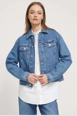 Tommy Hilfiger Džínová bunda dámská, přechodná, DW0DW17663