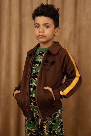 Mini Rodini Dětská mikina barva, s potiskem