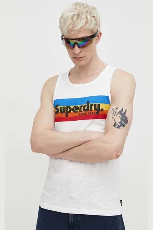 Superdry Bavlněné tričko barva