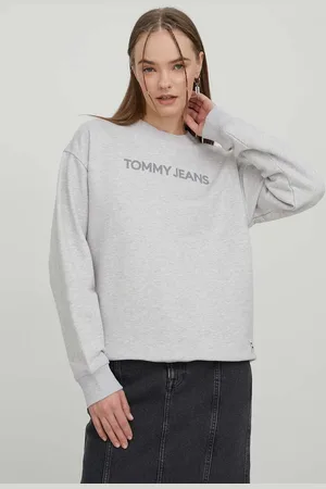 Tommy Hilfiger Bavlněná mikina dámská, barva, s potiskem, DW0DW17327
