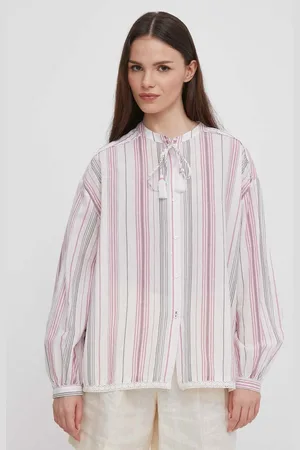 Pepe Jeans Bavlněná košile PETRUSHKA relaxed, se stojáčkem, PL304828