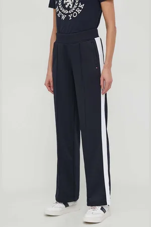 Tommy Hilfiger Tepláky tmavomodrá barva, vzorované, WW0WW41139