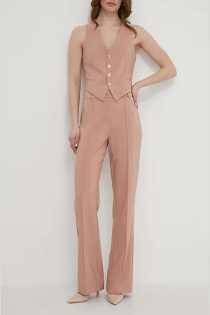ARTIGLI Kalhoty dámské, barva, jednoduché, high waist, AP38547