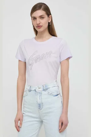 Guess Bavlněné tričko barva, W4RI25 K9RM1