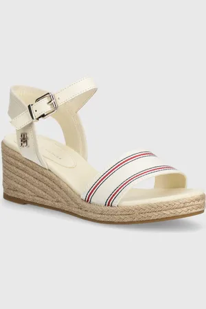 Tommy Hilfiger Sandály SHIRTING WEDGE SANDAL barva, FW0FW07887