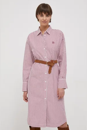 Tommy Hilfiger Bavlněné šaty barva, mini, WW0WW40564