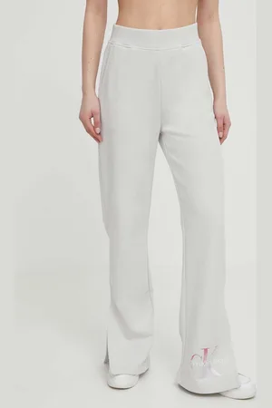 Calvin Klein Bavlněné tepláky barva, s potiskem, J20J223422