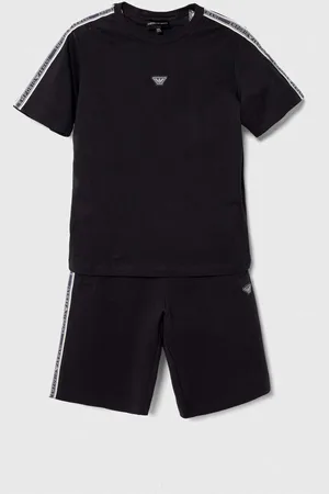 Emporio Armani Dětská souprava tmavomodrá barva
