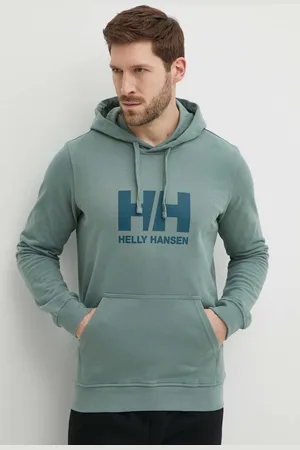 Helly Hansen Bavlněná mikina HH LOGO HOODIE pánská, barva, s kapucí, s aplikací, 33977