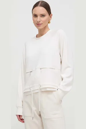 HUGO BOSS Mikina dámská, barva, hladká, 50513793