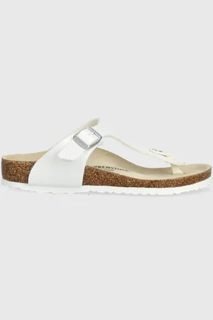 Birkenstock Dětské žabky Gizeh K BF Shiny Lizard barva