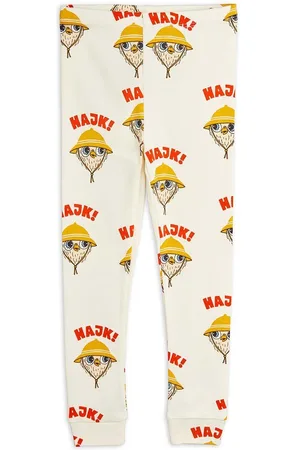 Mini Rodini Dětské bavlněné legíny Hike barva
