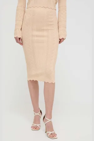 Guess Sukně ADALINE barva, midi, pouzdrová, W4GD68 Z2U00