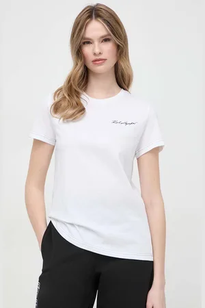 Karl Lagerfeld Bavlněné tričko barva